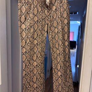 Snake Print Pants